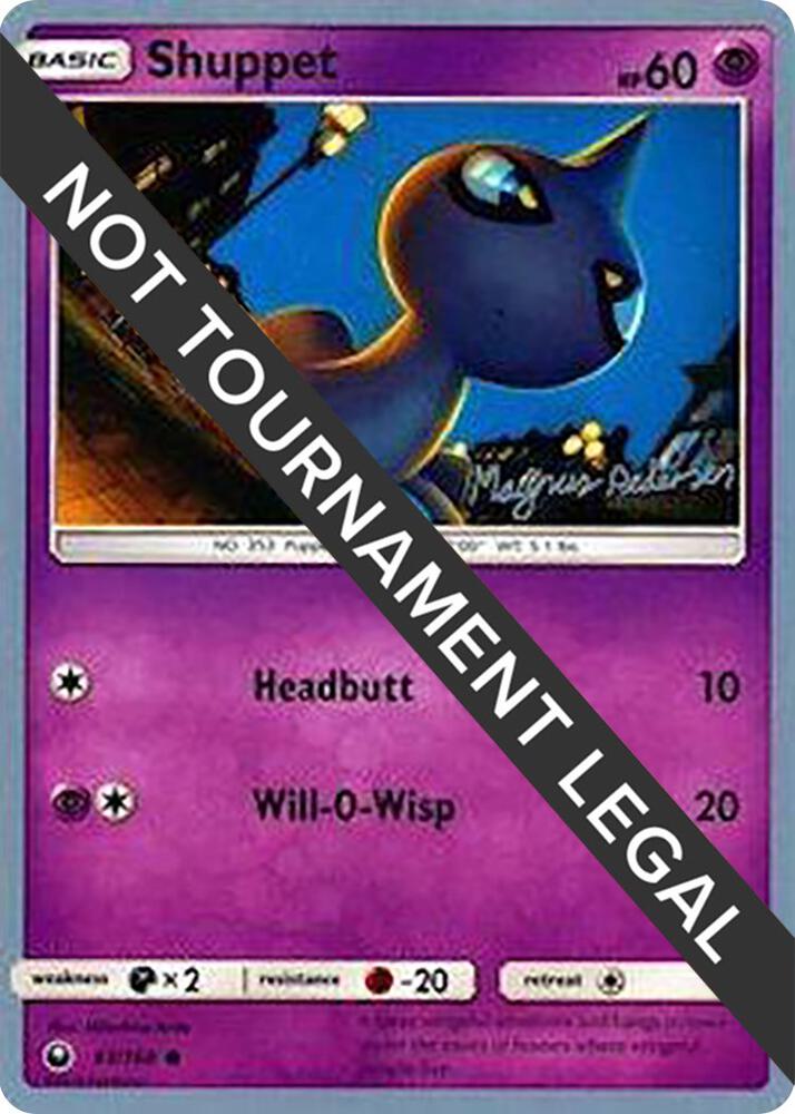Shuppet - 2018 (Magnus Pedersen) 63/168 card from World Championship Decks