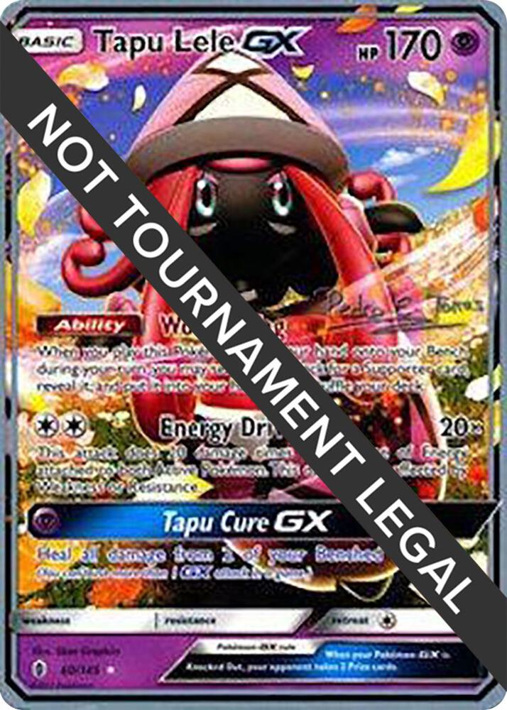 Tapu Lele GX - 2018 (Pedro Eugenio Torres) 60/145 card from World Championship Decks