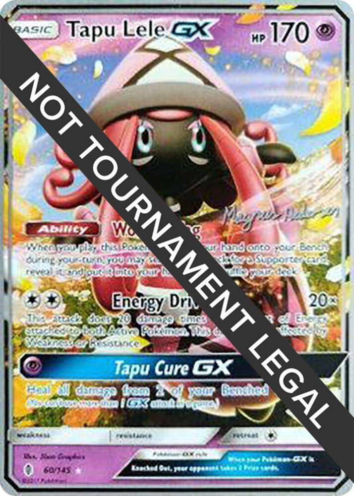 Tapu Lele GX - 2018 (Magnus Pedersen) 60/145 card from World Championship Decks