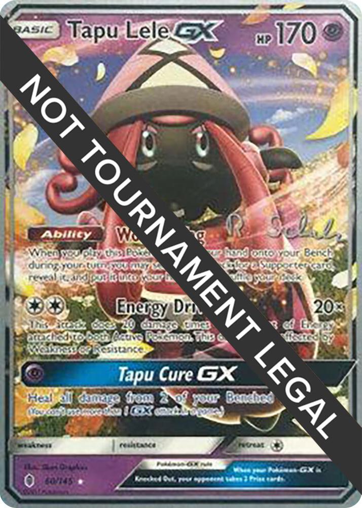 Tapu Lele GX - 2018 (Robin Schulz) 60/145 card from World Championship Decks