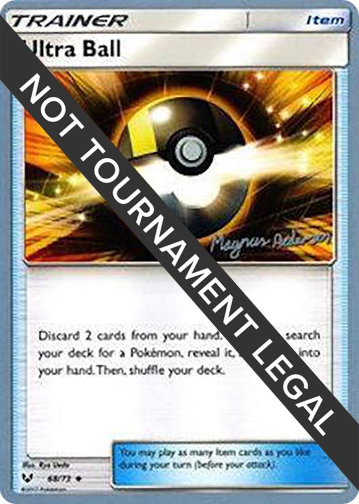Ultra Ball - 2018 (Magnus Pedersen) 68/73 card from World Championship Decks