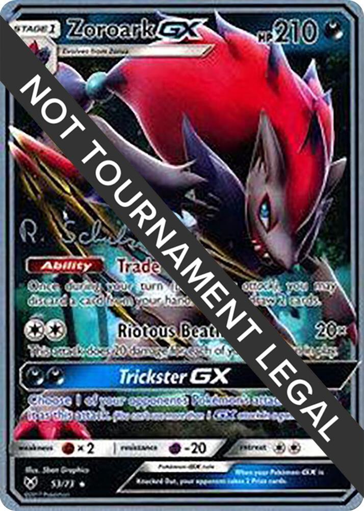 Zoroark GX - 2018 (Robin Schulz) 53/73 card from World Championship Decks