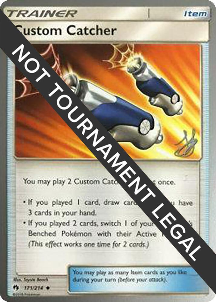 Custom Catcher - 2019 (Henry Brand) 171/214 card from World Championship Decks