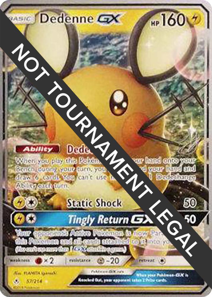 Dedenne GX - 2019 (Henry Brand) 57/214 card from World Championship Decks
