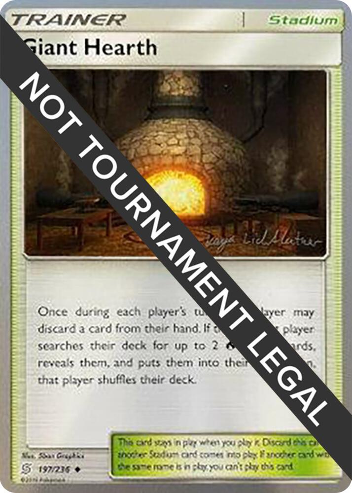 Giant Hearth - 2019 (Kaya Lichtleitner) 197/236 card from World Championship Decks