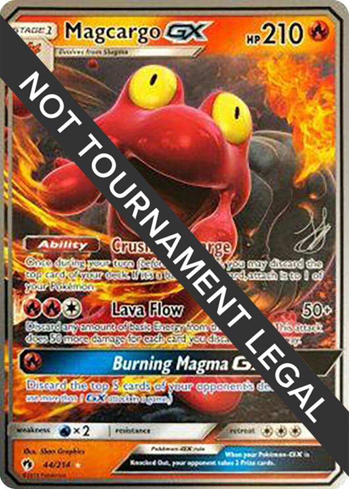 Magcargo GX - 2019 (Henry Brand) 44/214 card from World Championship Decks