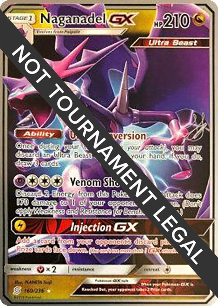 Naganadel GX - 2019 (Henry Brand) 160/236 card from World Championship Decks