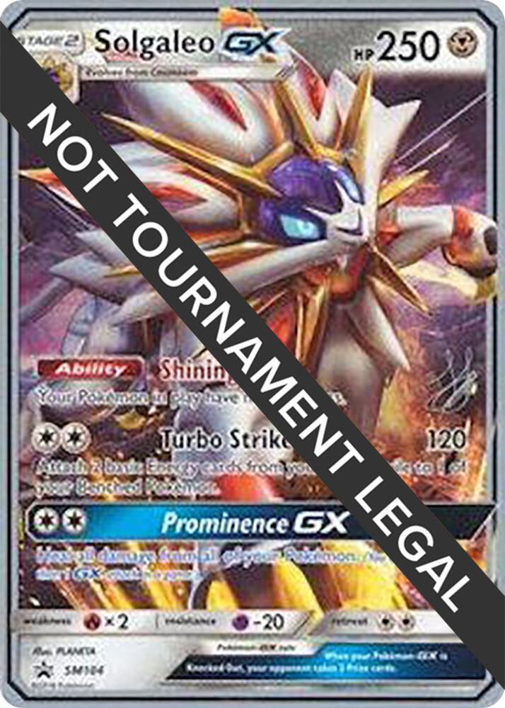 Solgaleo GX - 2019 (Henry Brand) SM104 card from World Championship Decks