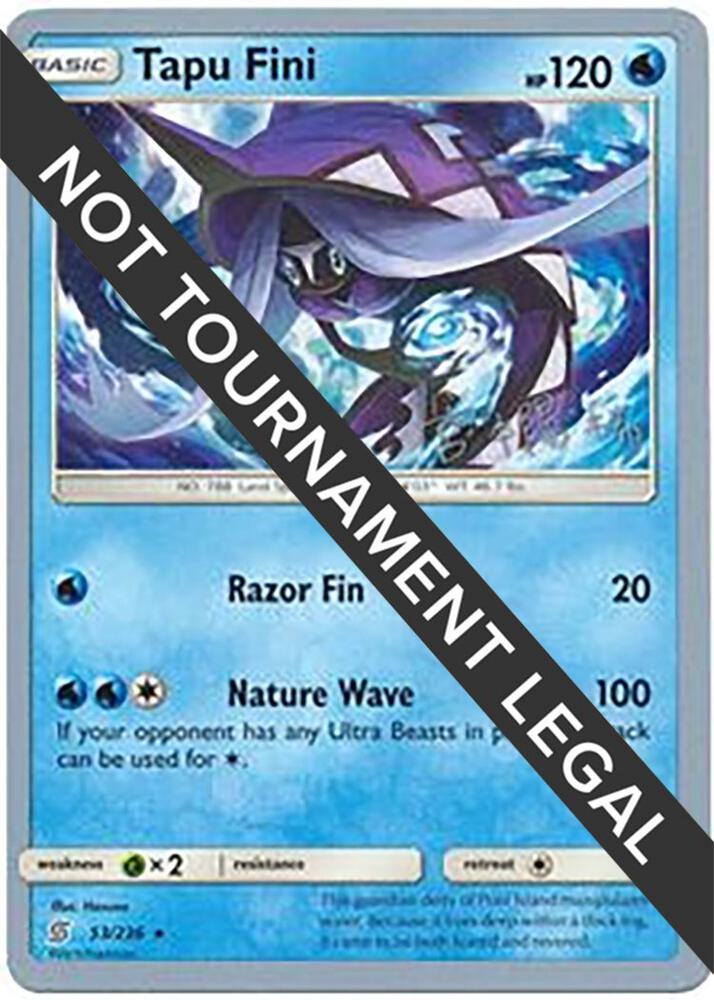 Tapu Fini - 2019 (Haruki Miyamoto) 53/236 card from World Championship Decks