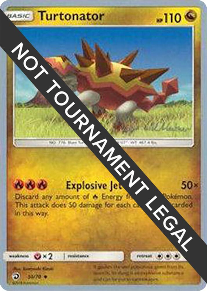 Turtonator - 2019 (Kaya Lichtleitner) 50/70 card from World Championship Decks