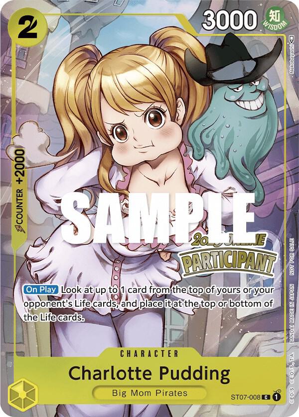 Charlotte Pudding (Online Regional 2023) [Participant] ST07-008 card from One Piece Promotion Cards
