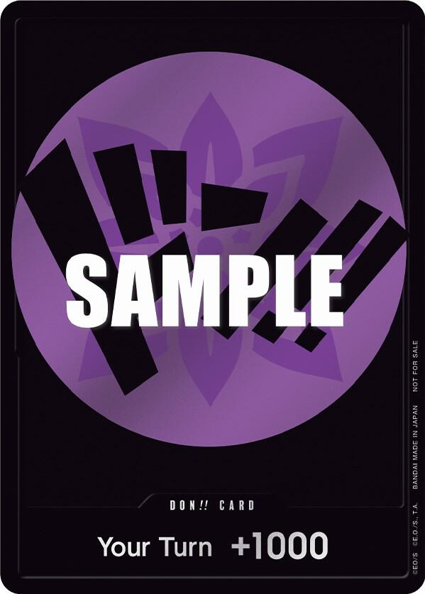 DON!! Card (Purple) card from One Piece Promotion Cards