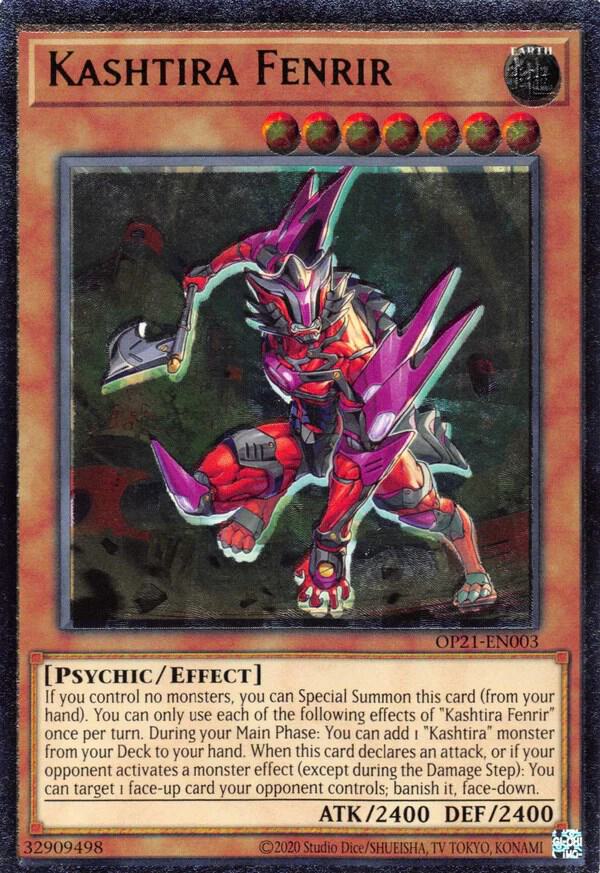 Kashtira Fenrir (UTR) OP21-EN003 card from OTS Tournament Pack 21