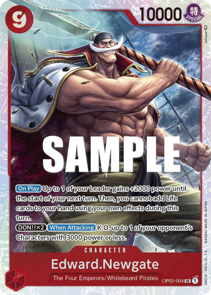 Edward.Newgate OP02-004 card from Paramount War