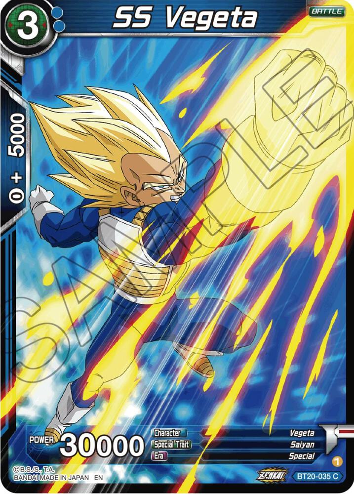 SS Vegeta BT20-035 card from Power Absorbed
