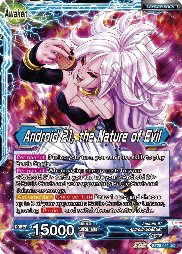 Android 21 // Android 21, the Nature of Evil BT20-024 card from Power Absorbed