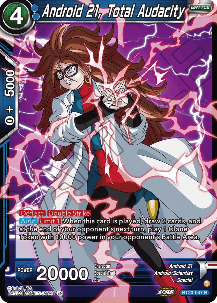 Android 21, Total Audacity BT20-047 card from Power Absorbed