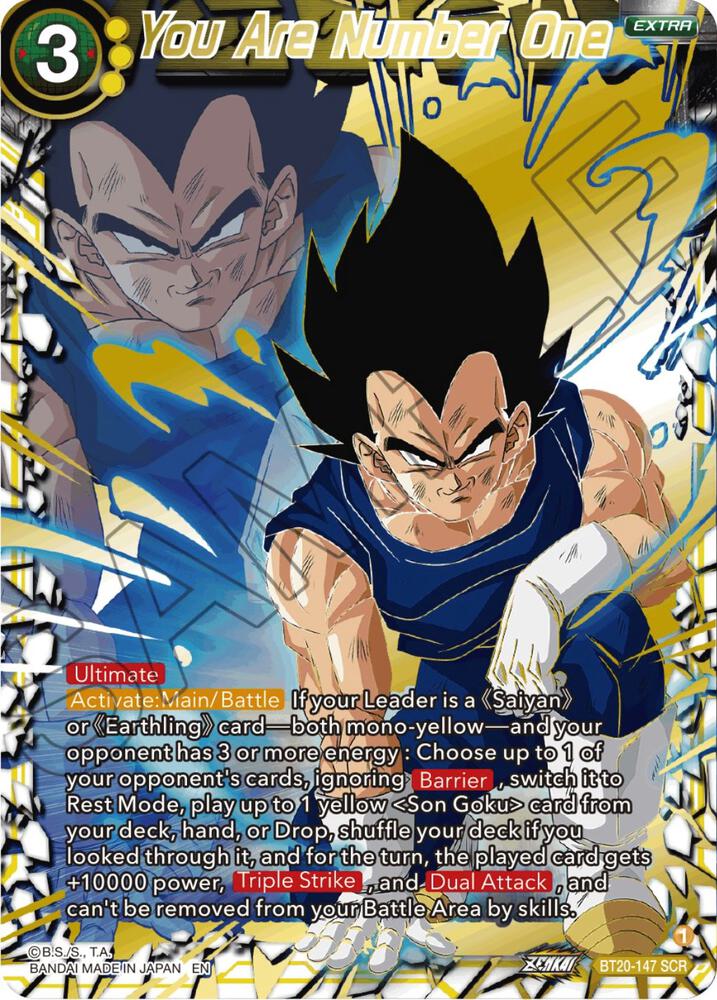 You Are Number One BT20-147 card from Power Absorbed