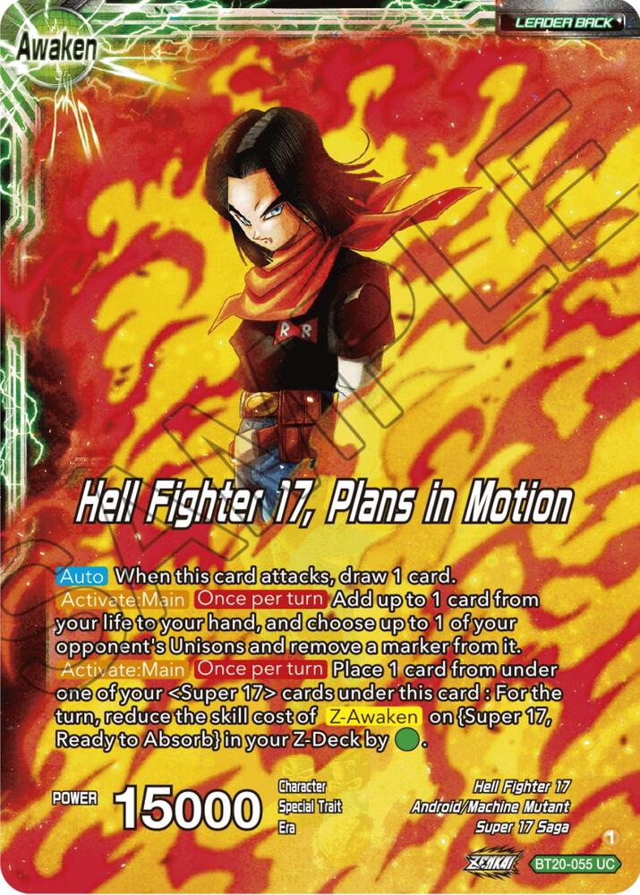 Android 20 & Dr. Myuu // Hell Fighter 17, Plans in Motion BT20-055 card from Power Absorbed
