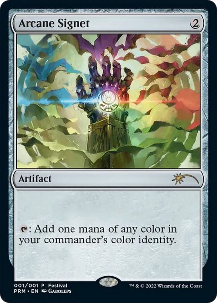 Arcane Signet 1 card from MagicFest Cards