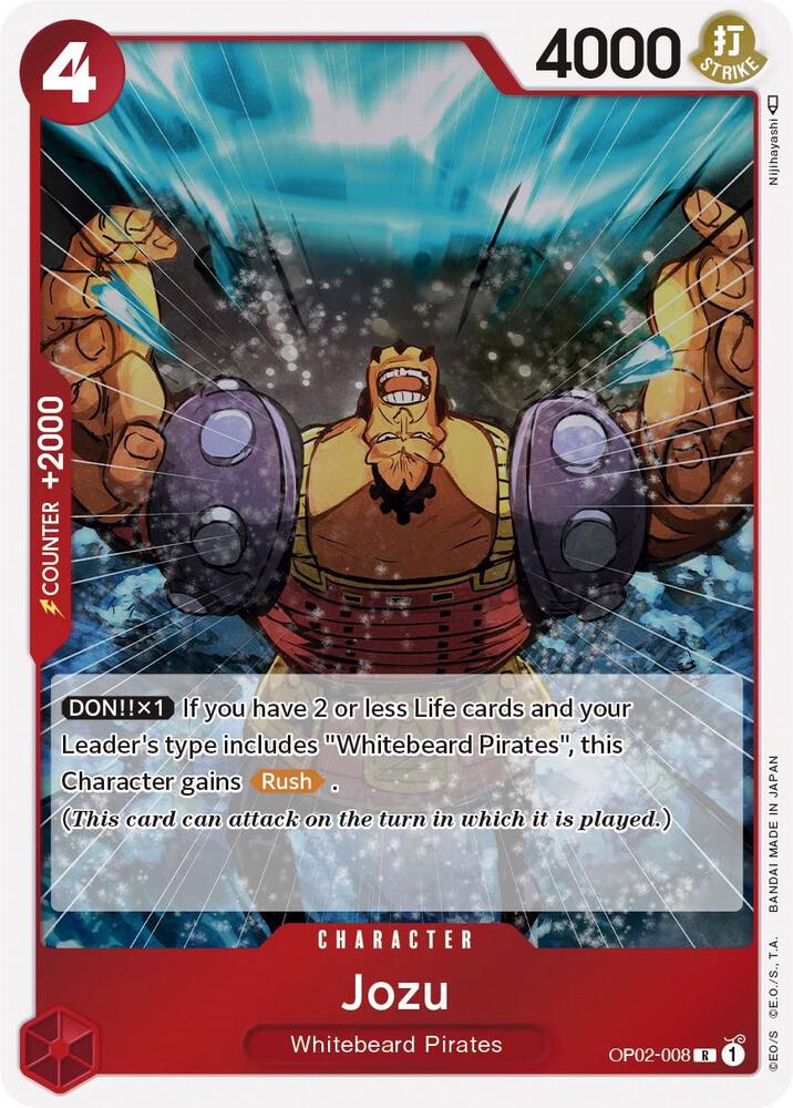 Jozu OP02-008 card from Paramount War