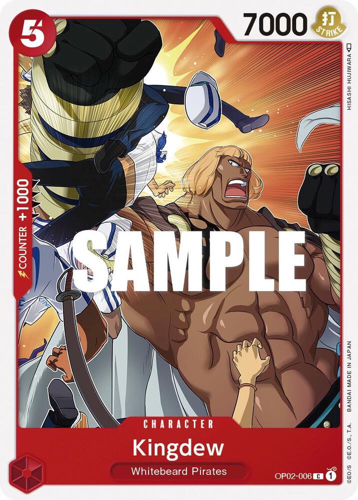 Kingdew OP02-006 card from Paramount War