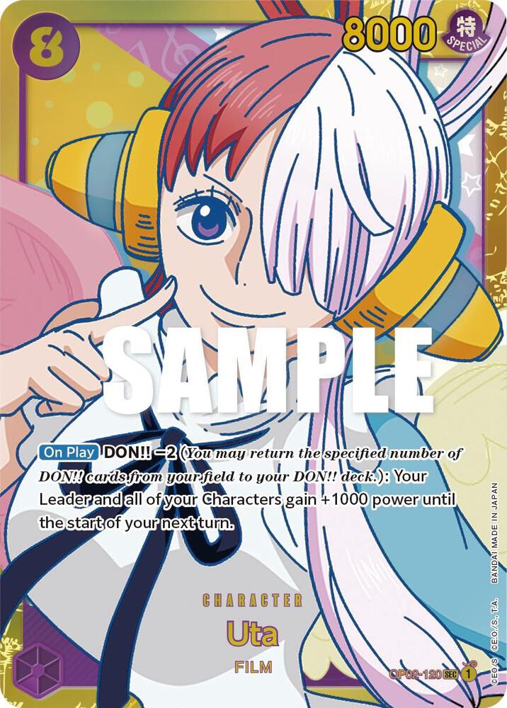 Uta OP02-120 card from Paramount War