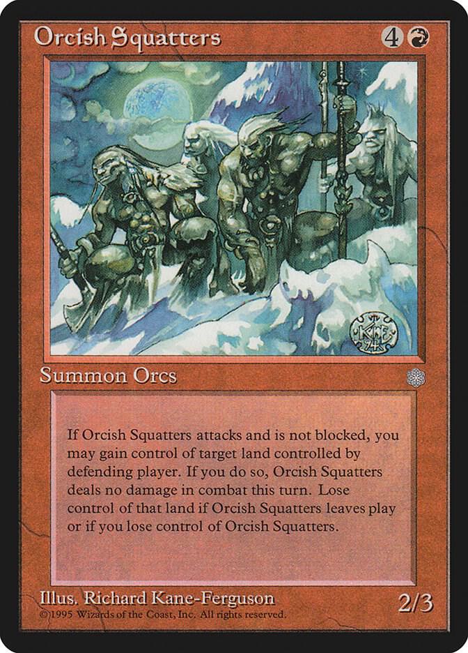 Orcish Squatters card from Ice Age