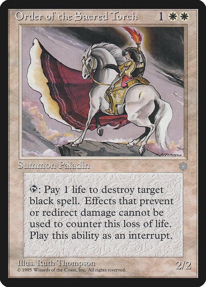 Order of the Sacred Torch card from Ice Age