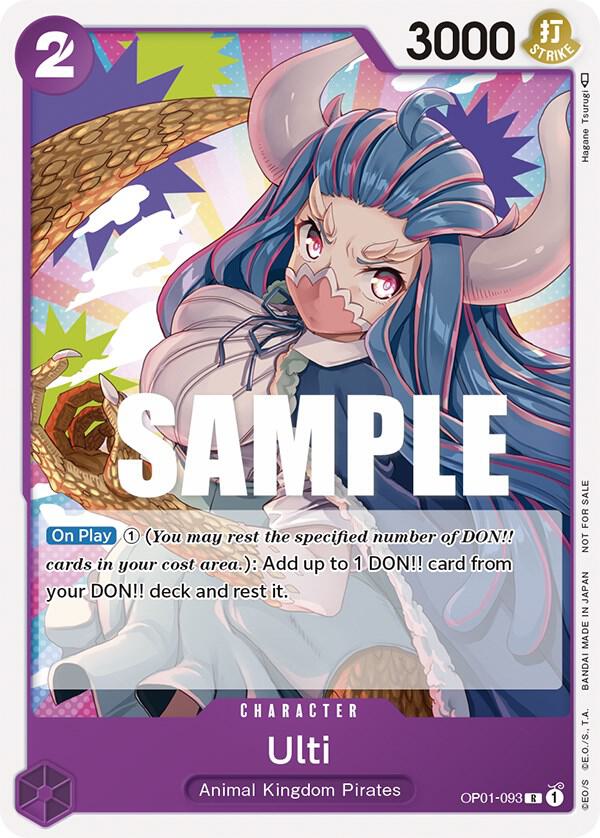 Ulti (Promotion Pack 2023) OP01-093 card from One Piece Promotion Cards