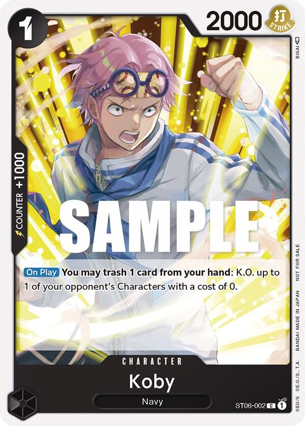 Koby (Promotion Pack 2023) ST06-002 card from One Piece Promotion Cards