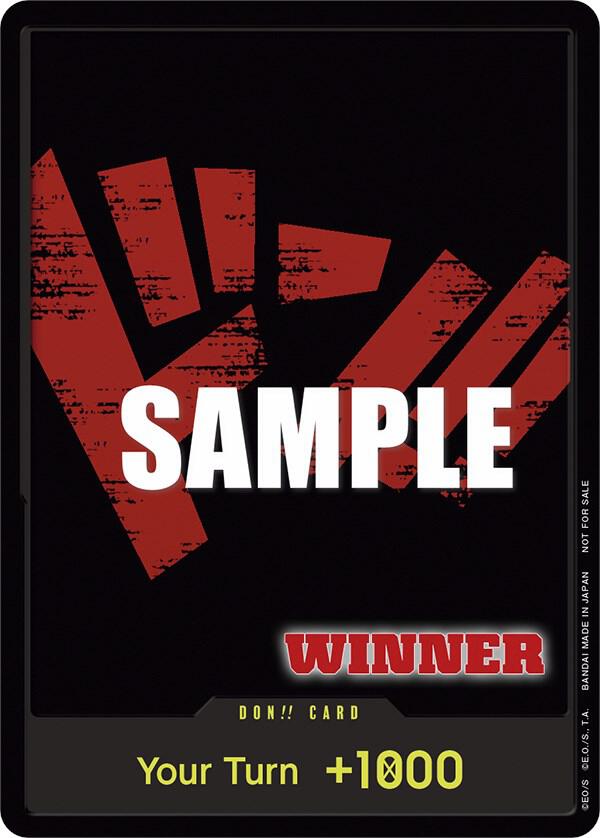 DON!! Card (Tournament Pack Vol. 2) [Winner] card from One Piece Promotion Cards