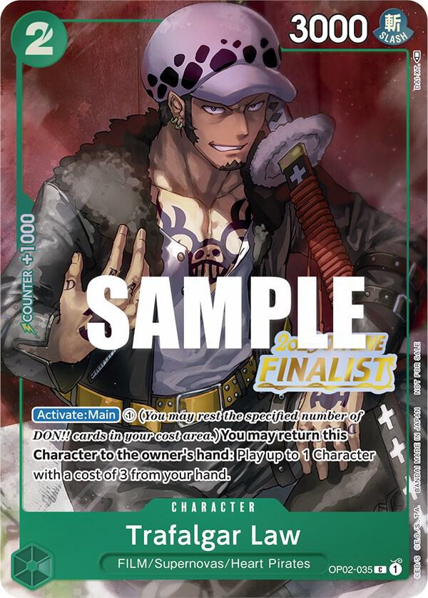 Trafalgar Law (Offline Regional 2023) [Finalist] OP02-035 card from One Piece Promotion Cards