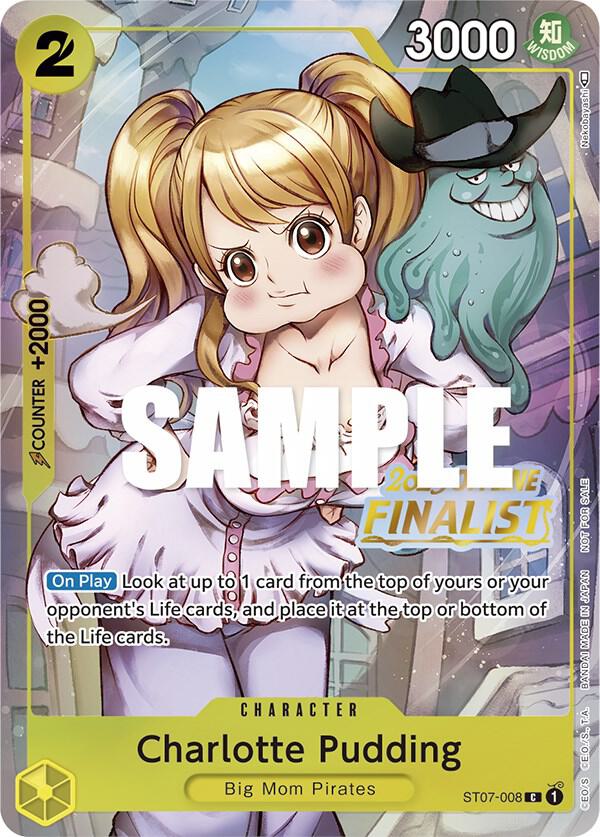 Charlotte Pudding (Offline Regional 2023) [Finalist] ST07-008 card from One Piece Promotion Cards