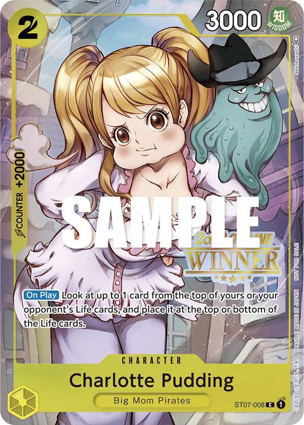 Charlotte Pudding (Offline Regional 2023) [Winner] ST07-008 card from One Piece Promotion Cards