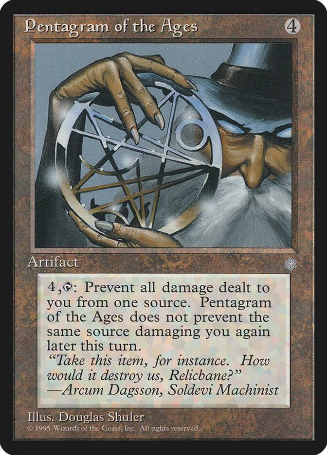Pentagram of the Ages card from Ice Age