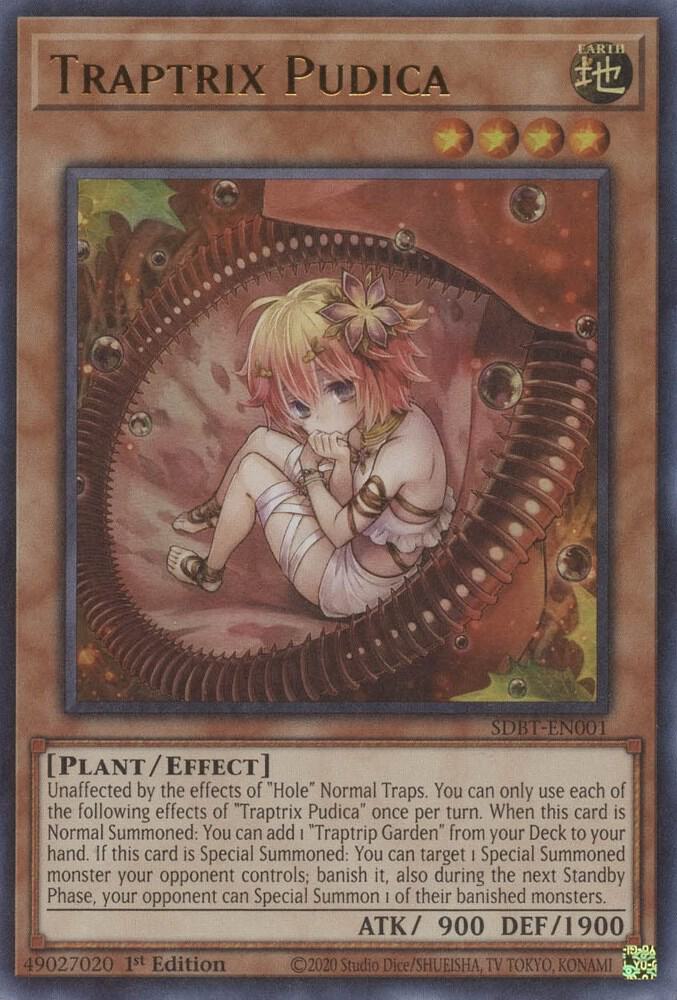 Traptrix Pudica SDBT-EN001 card from Structure Deck: Beware of Traptrix