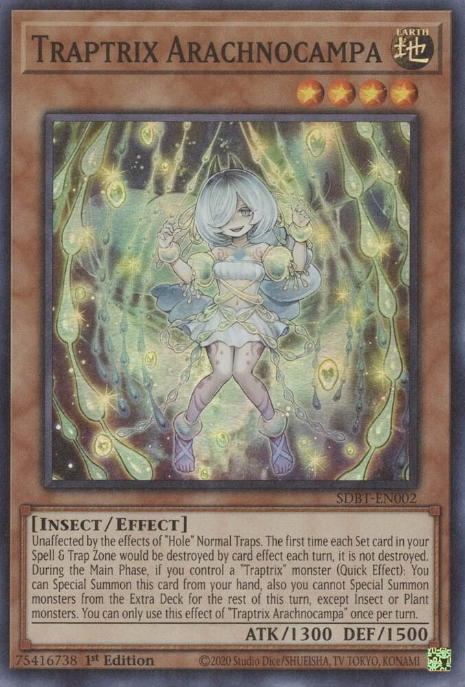 Traptrix Arachnocampa SDBT-EN002 card from Structure Deck: Beware of Traptrix