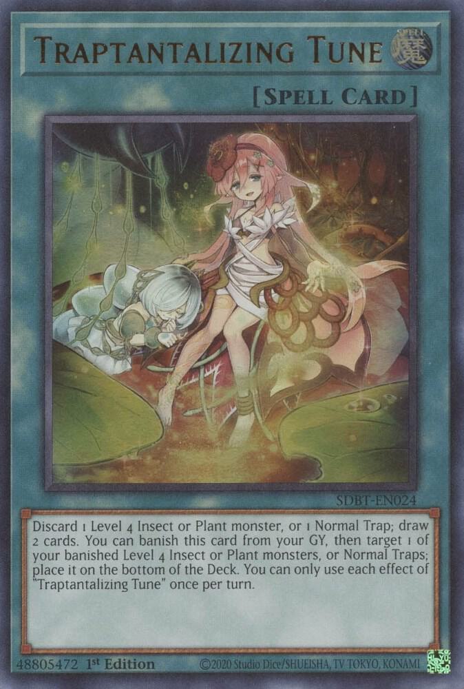 Traptantalizing Tune SDBT-EN024 card from Structure Deck: Beware of Traptrix