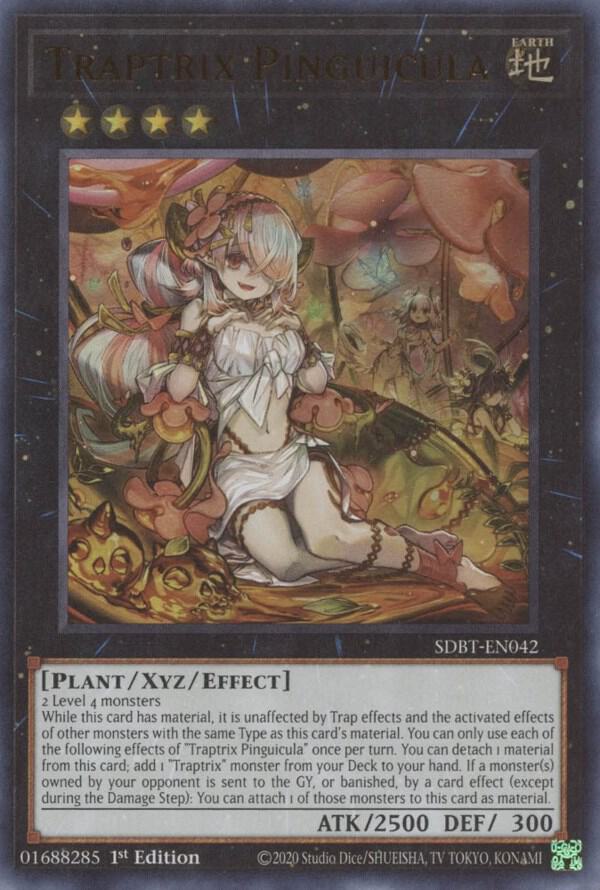 Traptrix Pinguicula SDBT-EN042 card from Structure Deck: Beware of Traptrix