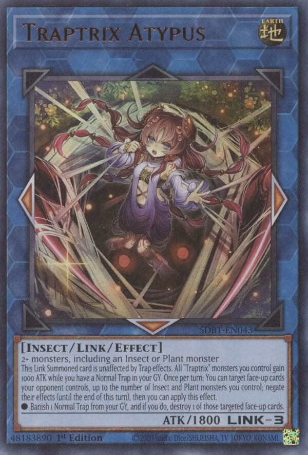 Traptrix Atypus SDBT-EN043 card from Structure Deck: Beware of Traptrix