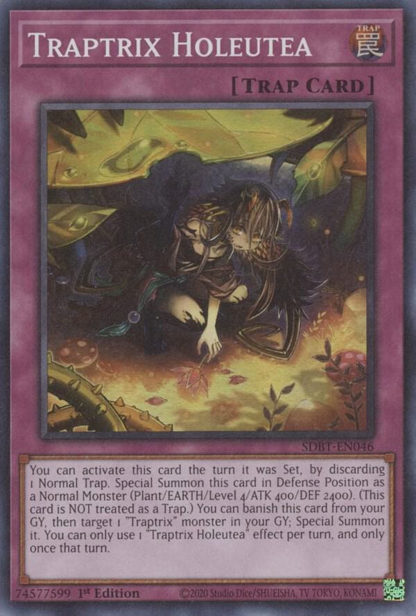 Traptrix Holeutea SDBT-EN046 card from Structure Deck: Beware of Traptrix