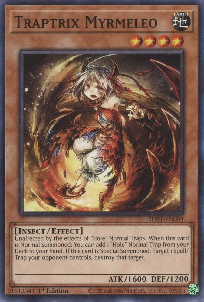 Traptrix Myrmeleo SDBT-EN004 card from Structure Deck: Beware of Traptrix