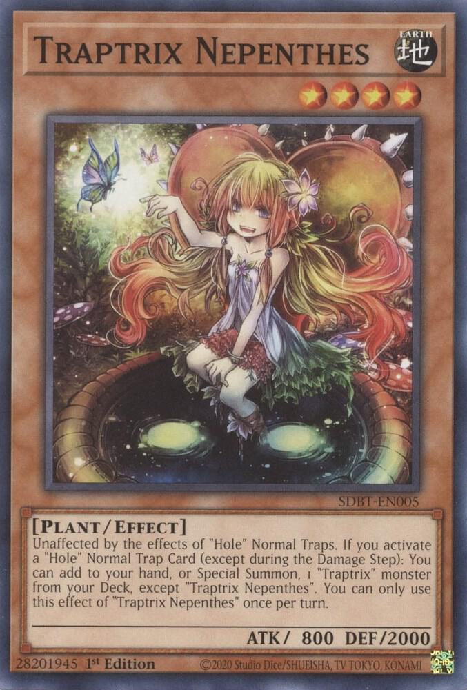 Traptrix Nepenthes SDBT-EN005 card from Structure Deck: Beware of Traptrix