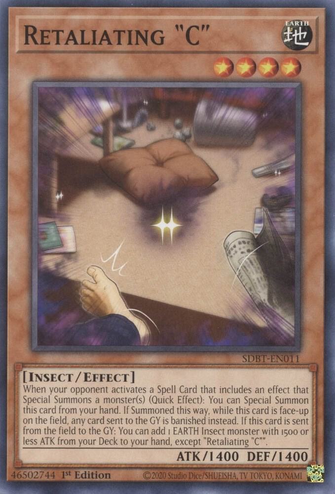 Retaliating "C" SDBT-EN011 card from Structure Deck: Beware of Traptrix