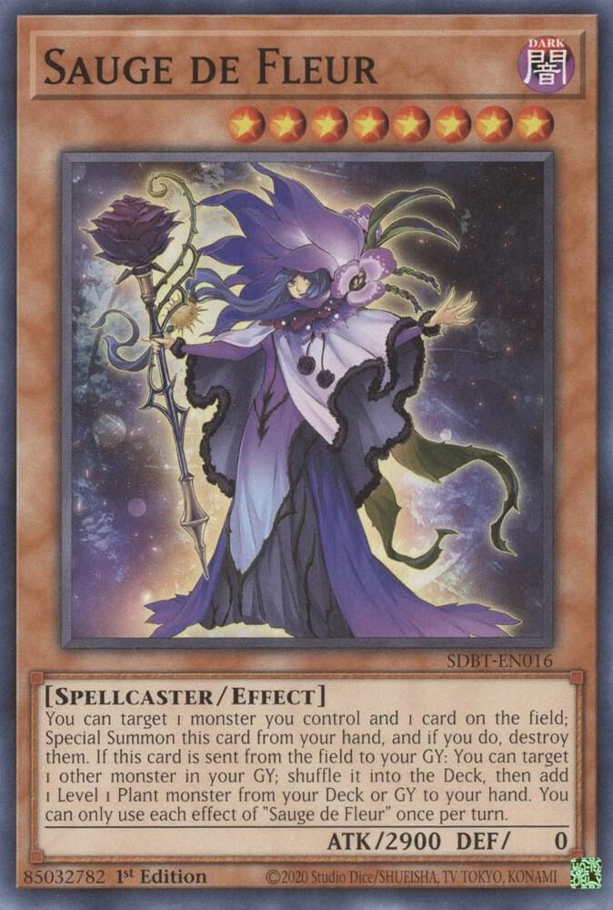 Sauge de Fleur SDBT-EN016 card from Structure Deck: Beware of Traptrix