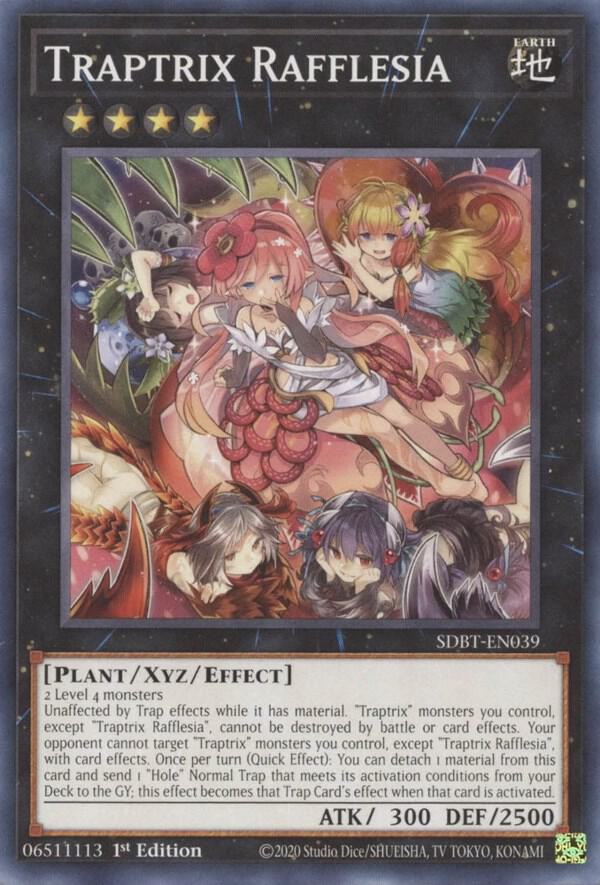 Traptrix Rafflesia SDBT-EN039 card from Structure Deck: Beware of Traptrix