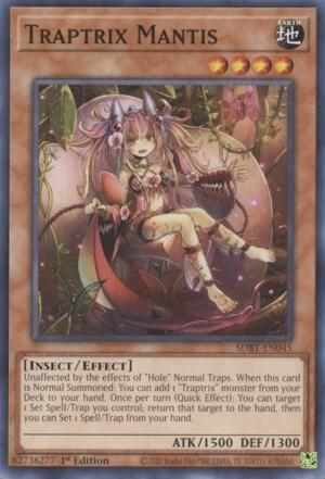Traptrix Mantis SDBT-EN045 card from Structure Deck: Beware of Traptrix