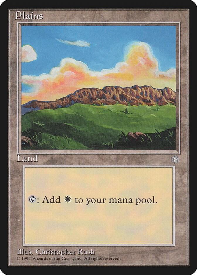 Plains 343 card from Ice Age