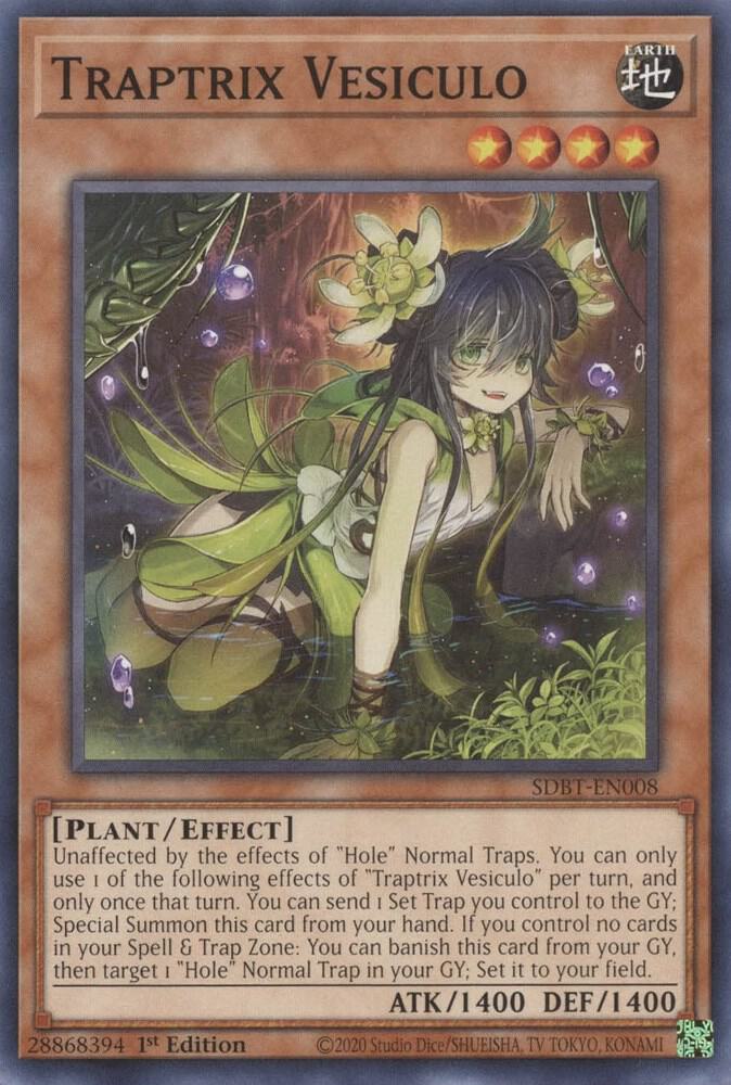 Traptrix Vesiculo SDBT-EN008 card from Structure Deck: Beware of Traptrix